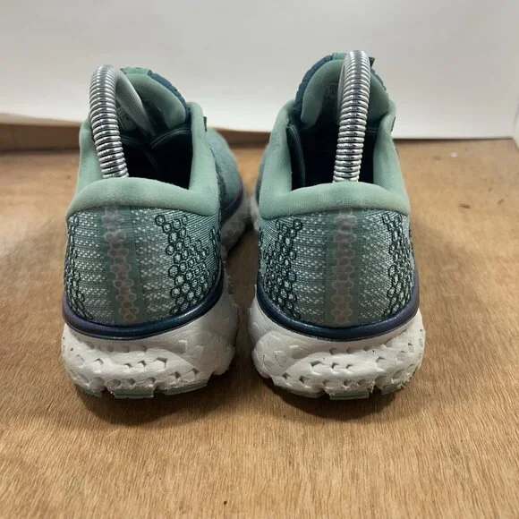 Brooks Glycerin 17 Women Size 8 Green Running Shoes Sneakers - Picture 4 of 9